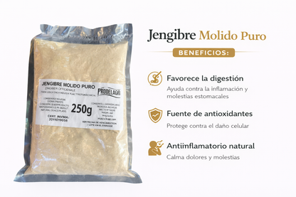 Jengibre Molido - Prodelagro x250g