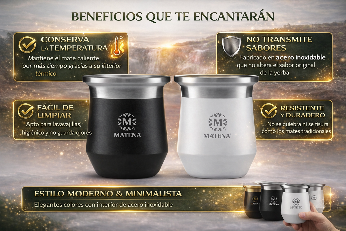 Mate de Acero Amazonas - Matena