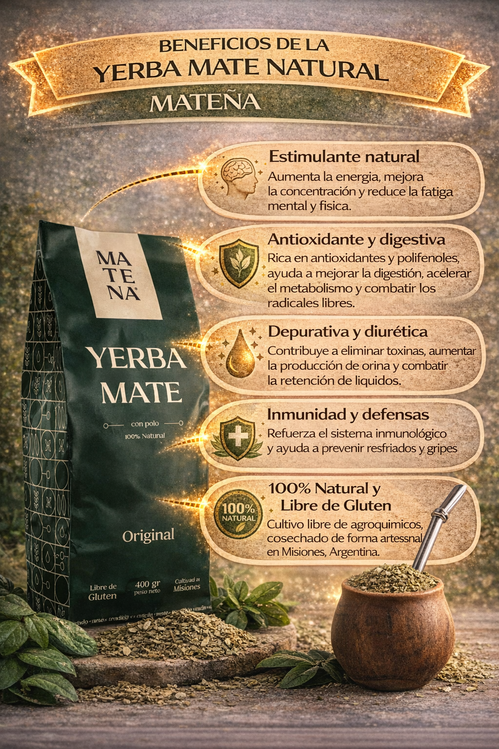 Yerba Mate Original -  Matena x500gr