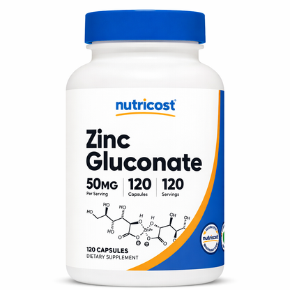 Zinc Gluconate -Nutricost x120caps