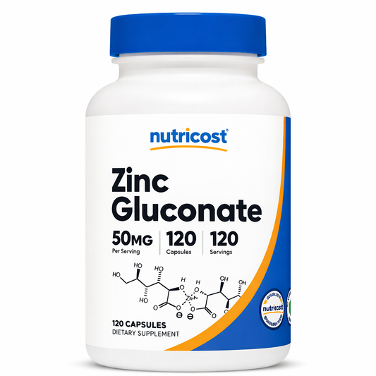 Zinc Gluconate -Nutricost x120caps