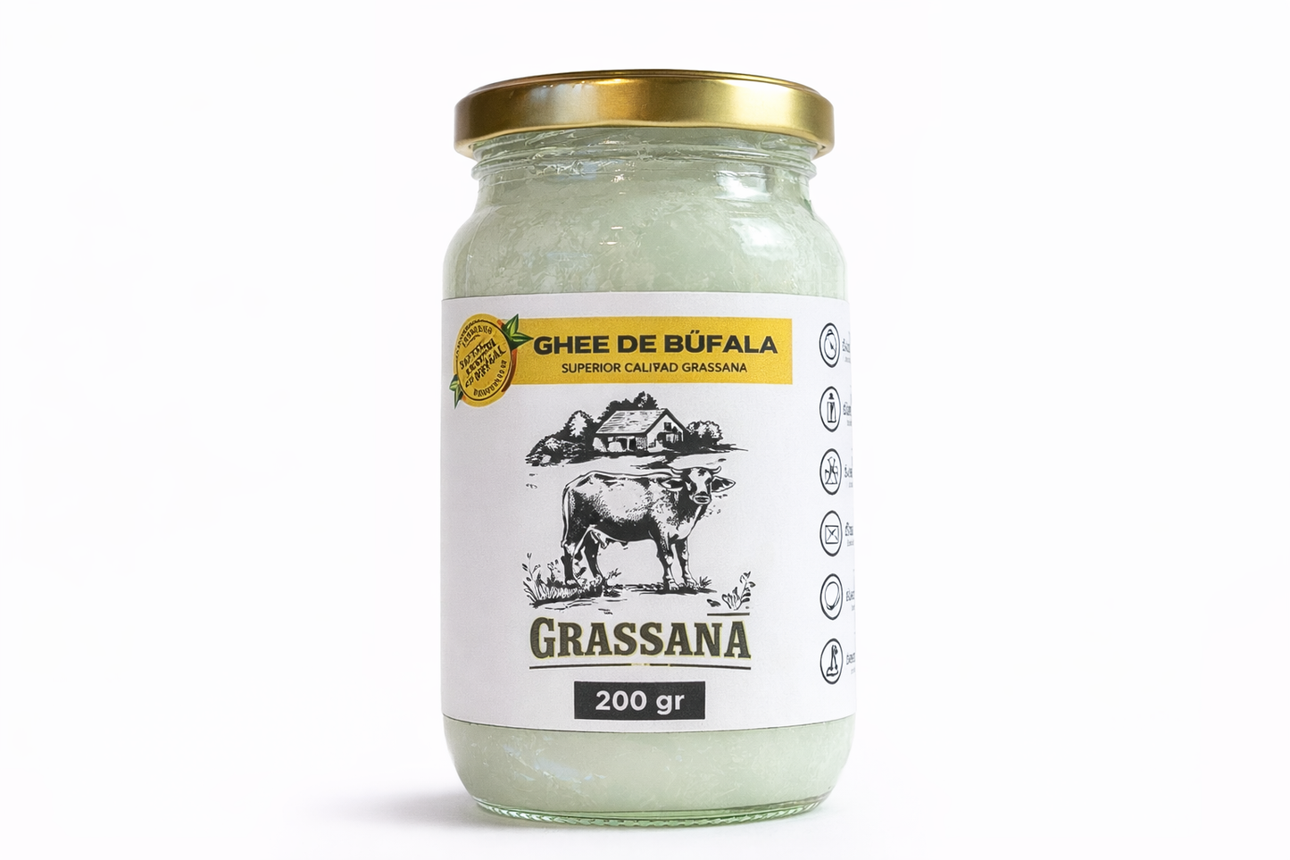 Mantequilla Guee de Búfala - Grassana x200ml