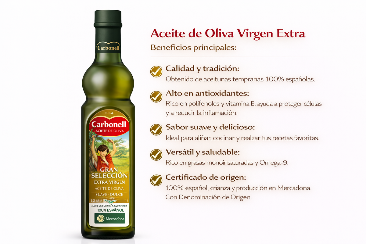 Aceite De Oliva - Carbonell x750ml