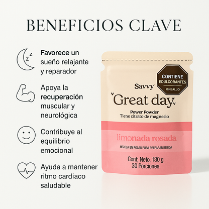 Citrato De Magnesio - Savvy x180g