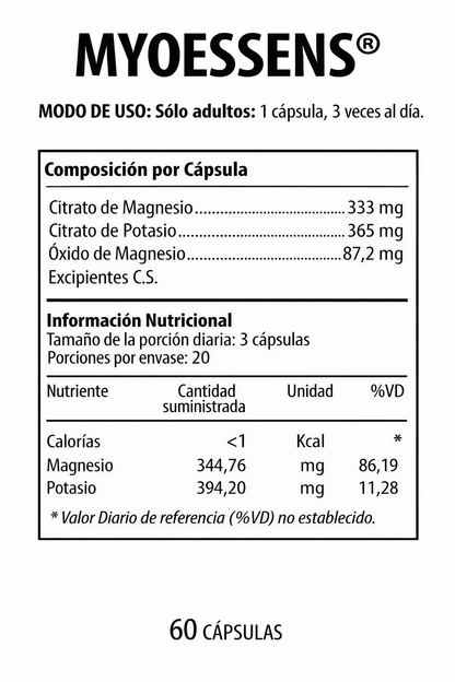 Myoessens - Nutrabiotics x60caps