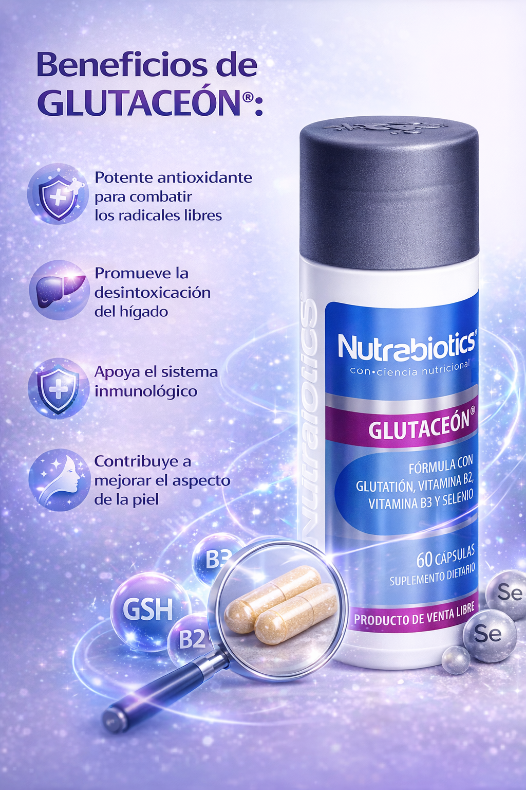 Glutaceon - Nutrabiotics x60caps