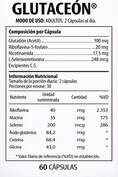 Glutaceon - Nutrabiotics x60caps