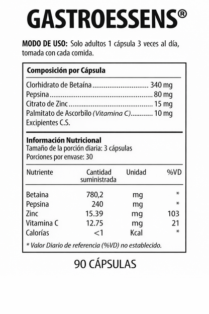Gastroessens - Nutrabiotics x90caps