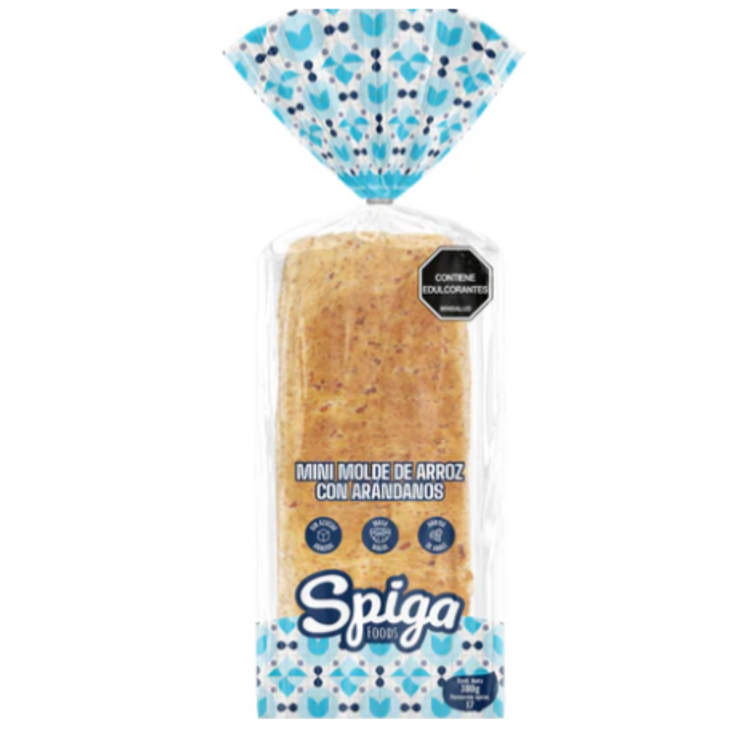 Mini Molde de Arroz con Arándanos - Spiga x380g