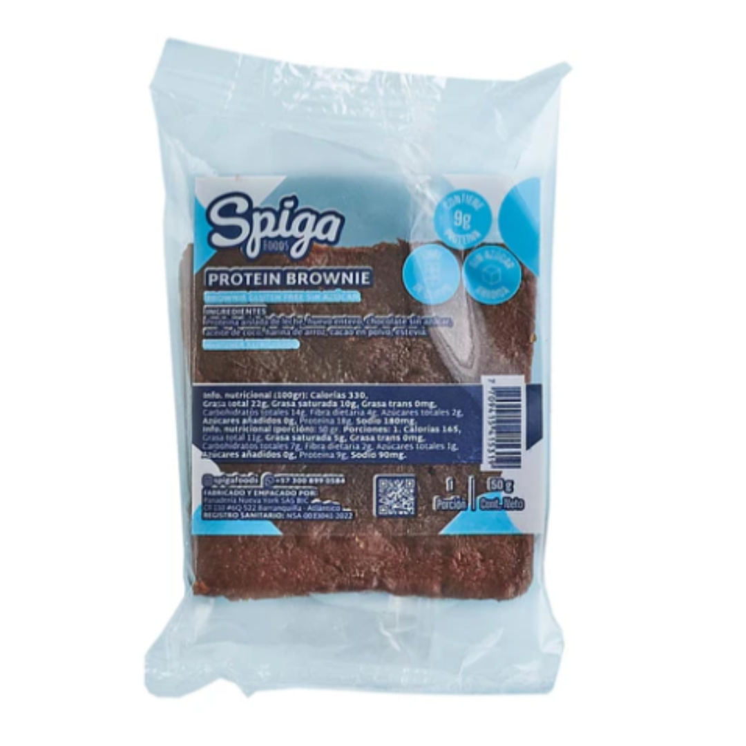 Brownie de Proteína - Spiga