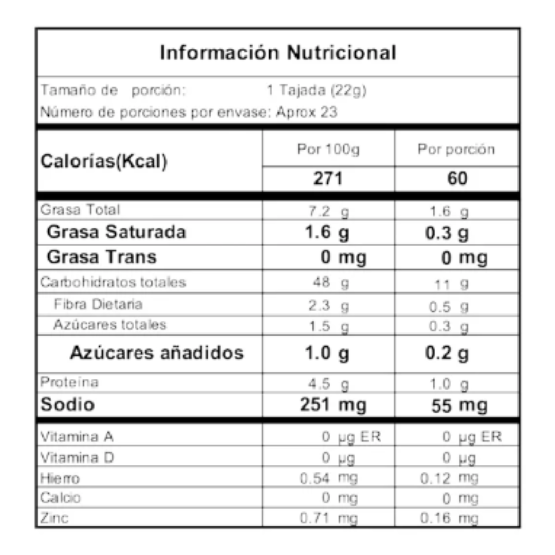 Pan de Arroz con Chocolate - Reborn x500g
