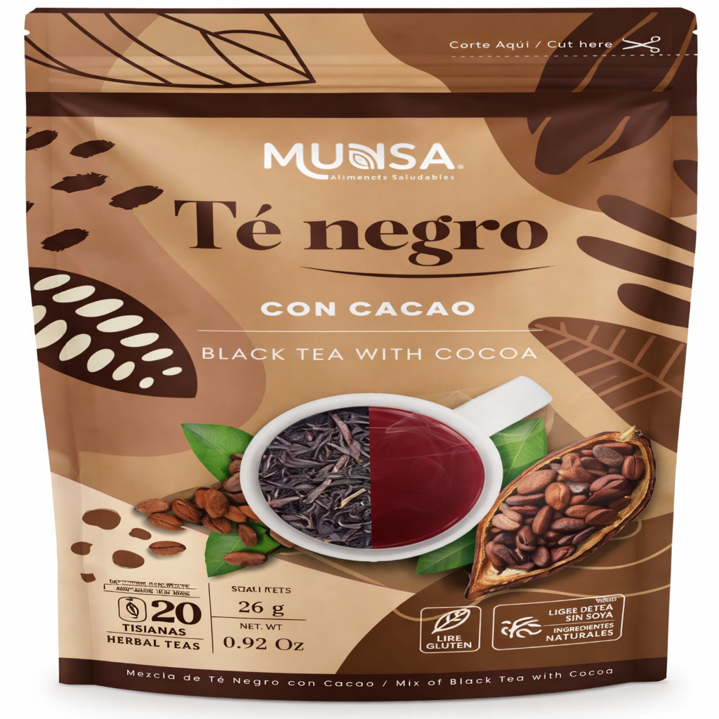 Té Negro con Cacao - Munsa x26g