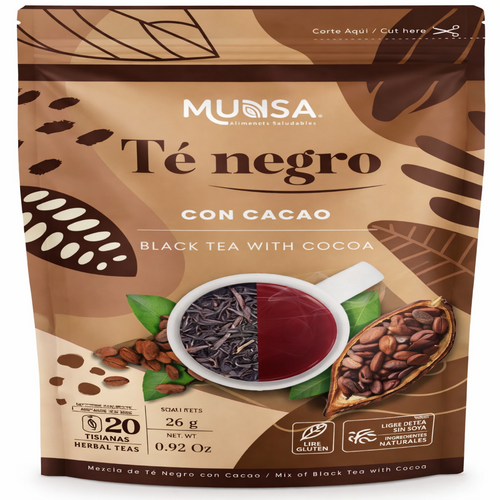Té Negro con Cacao - Munsa x26g