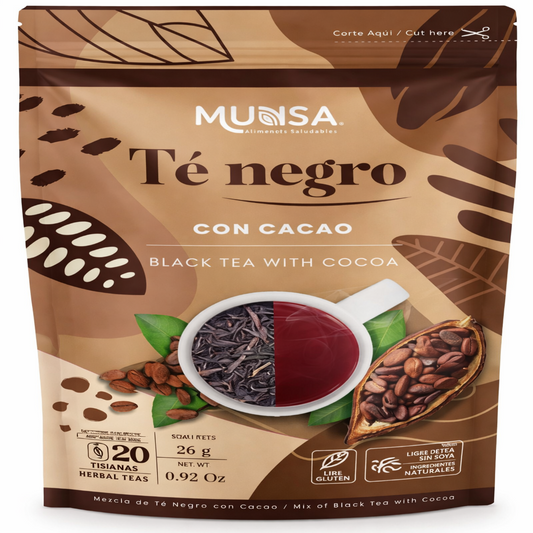 Té Negro con Cacao - Munsa x26g