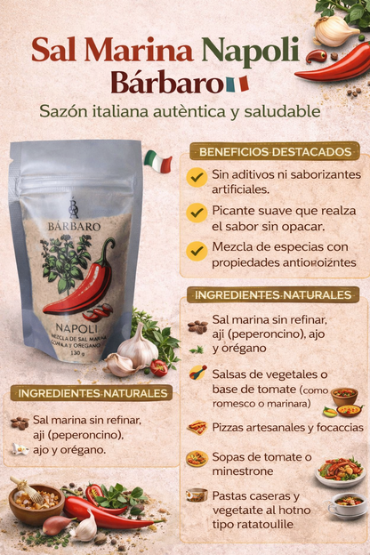 Sal Marina Napoli - Bárbaro x130g