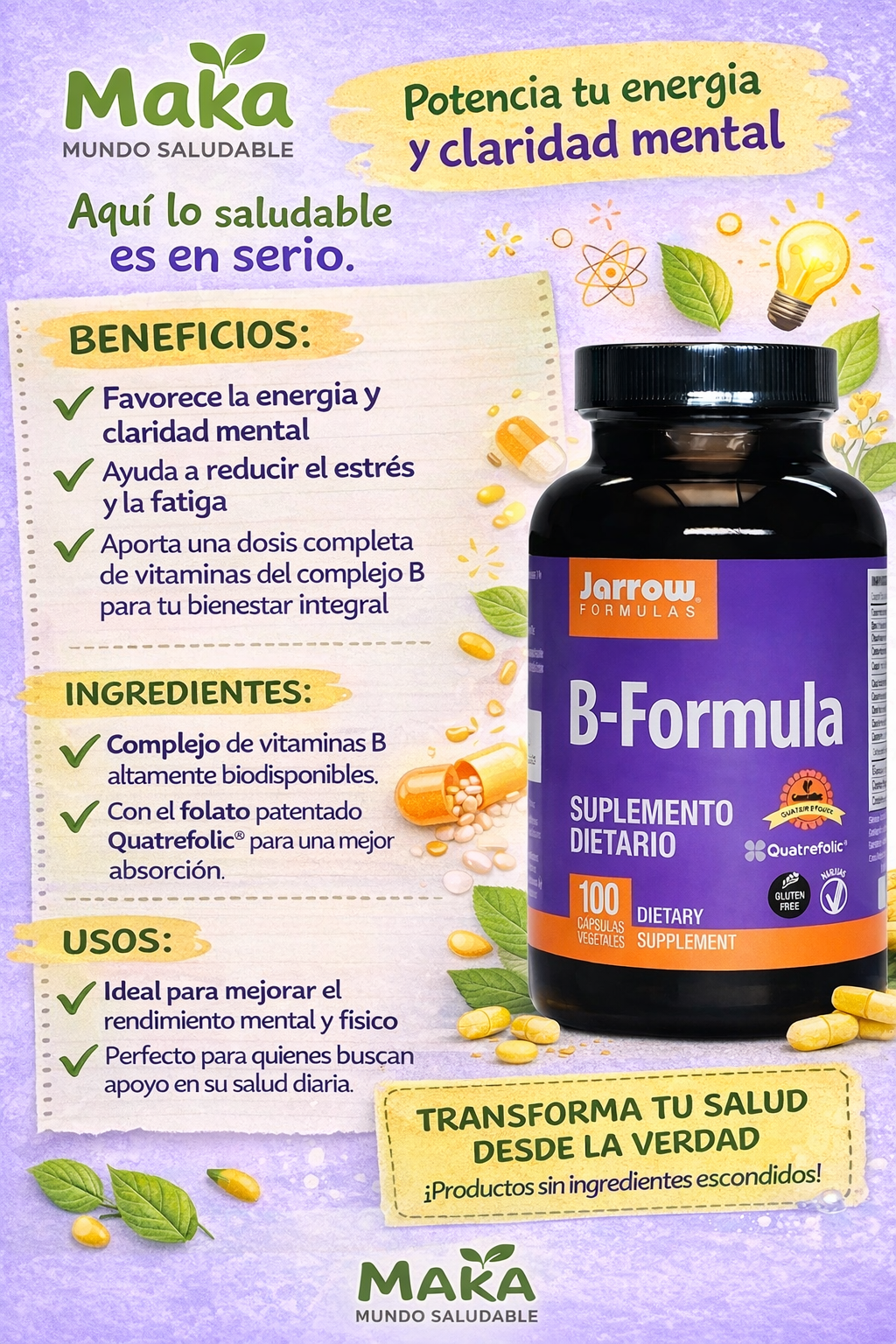 B-Formula - Jarrow Formulabs x100caps
