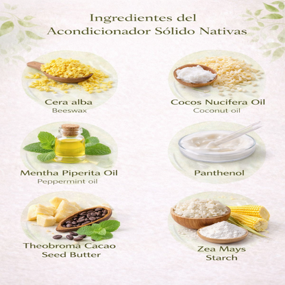 Acondicionador Solido - Nativas x58g