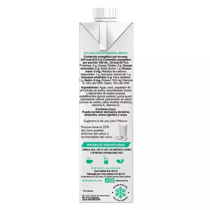 Leche de coco - A de Coco