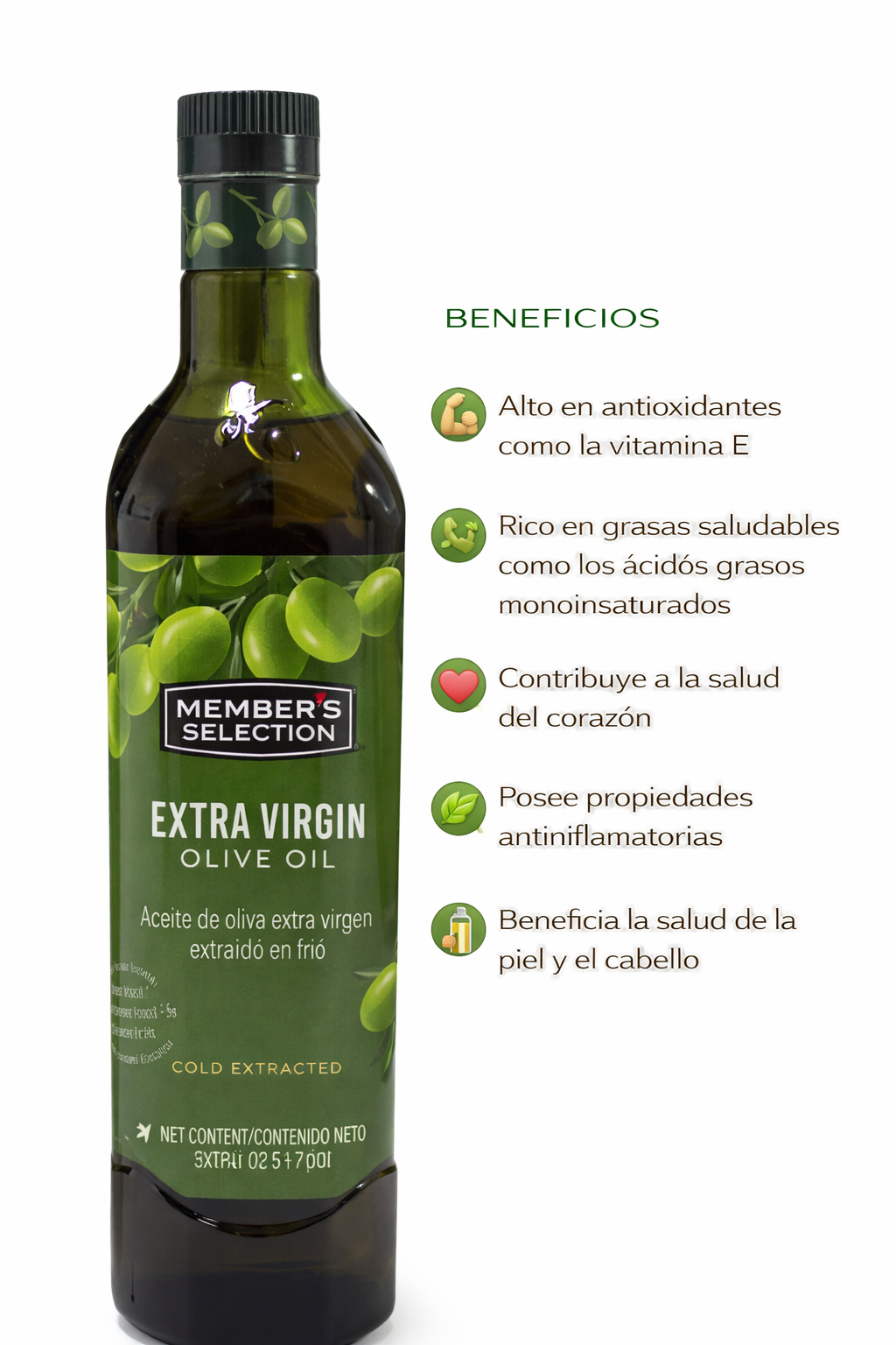 Aceite de Oliva Extra Virgen - Member's x750ml