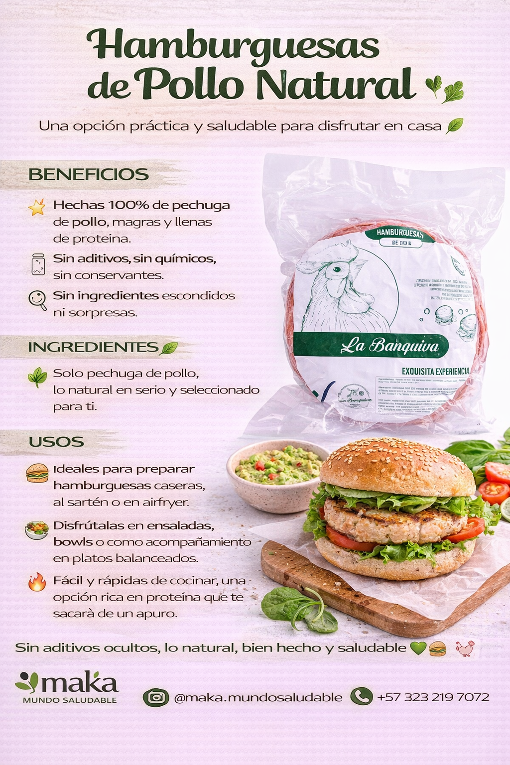 Hamburguesa De Carne - La Banquiva