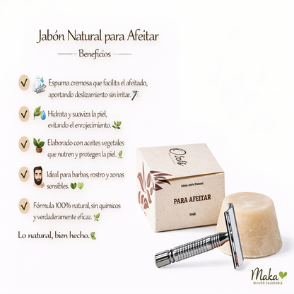 Jabón Para Afeitar Sólido - Oiris x55g