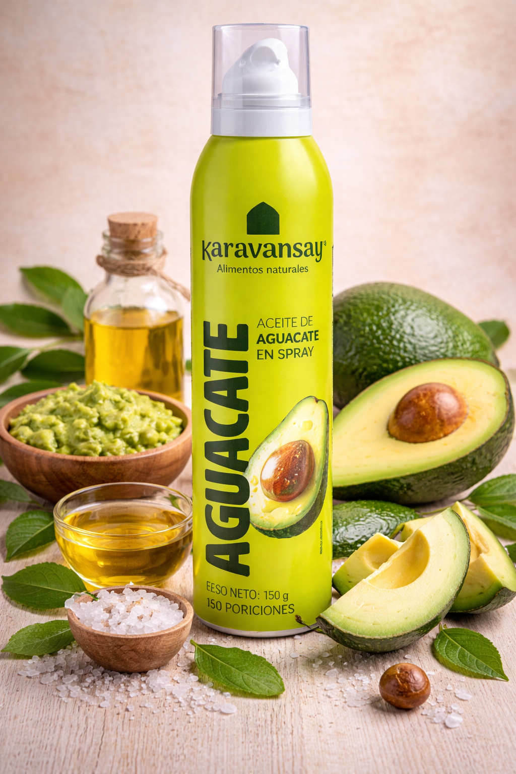 Aceite de Aguacate en Spray - Karavansay  x150g