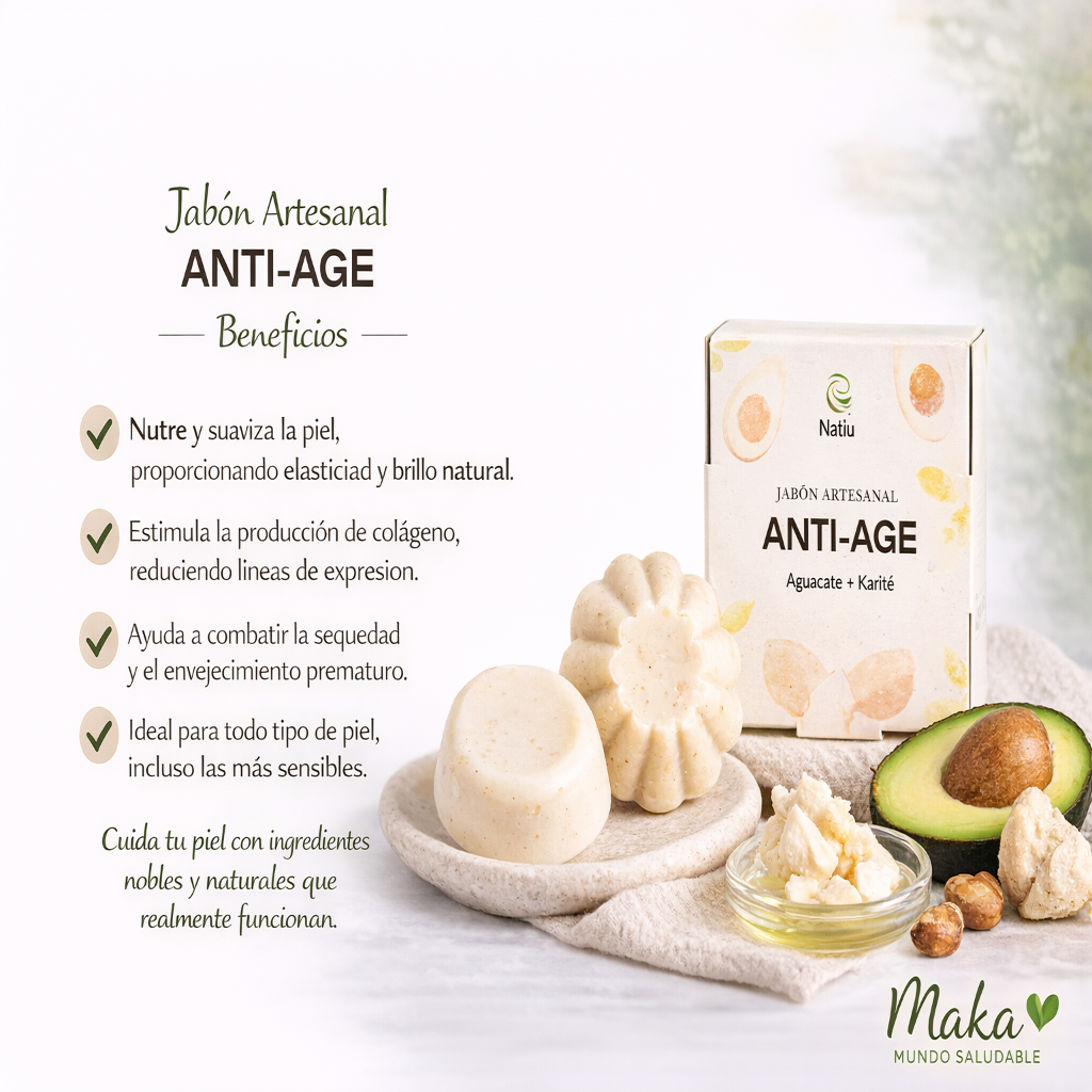 Jabon Artesanal Antiedad - Oiris x55g