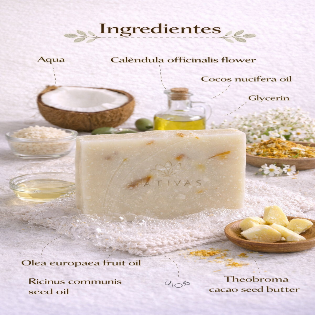 Jabon Artesanal de Arroz - Nativas x75g