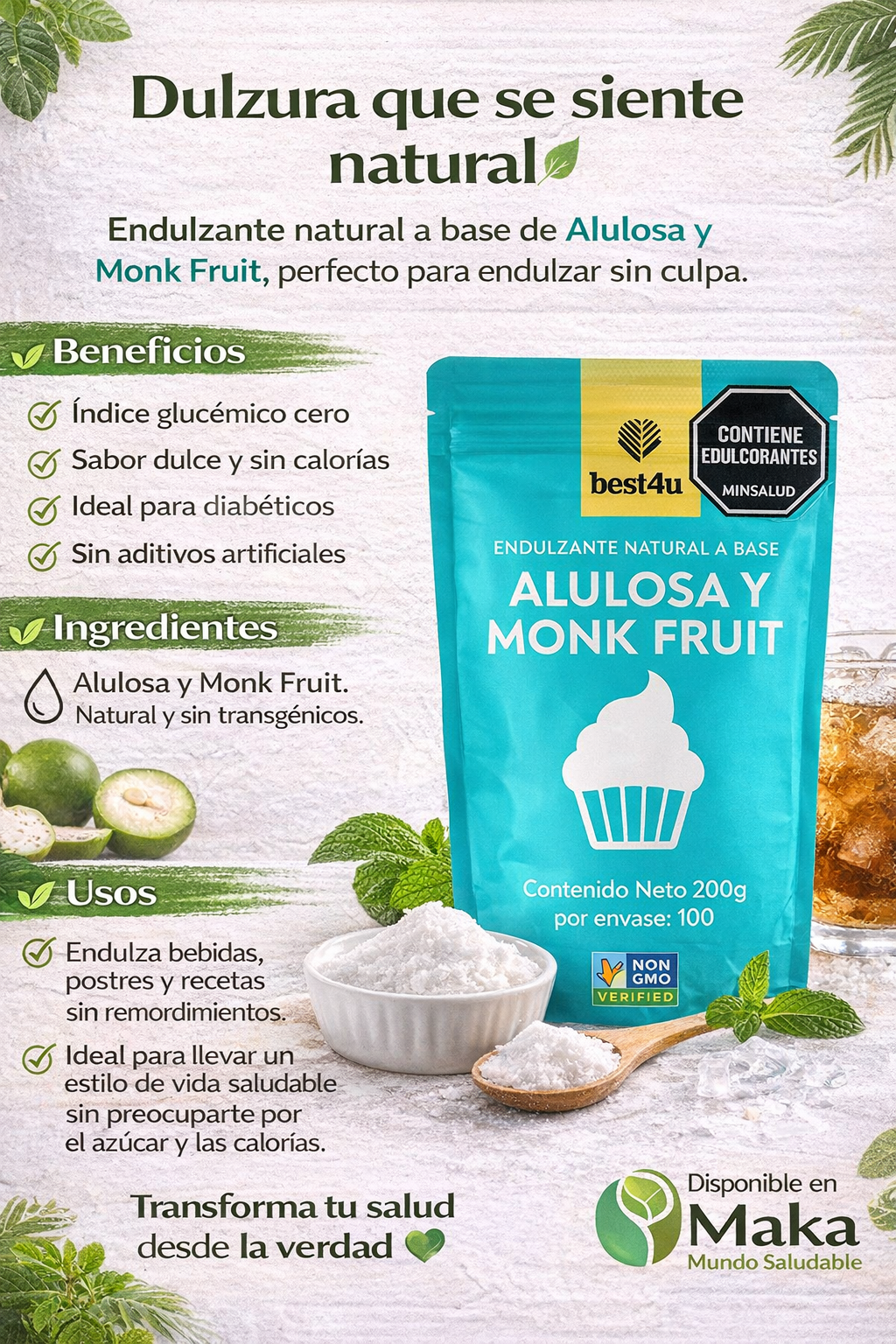 Alulosa + Monk Fruit - Best4u