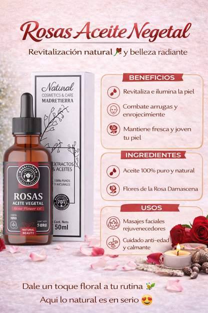 Aceite de Rosas - Madretierra x50ml