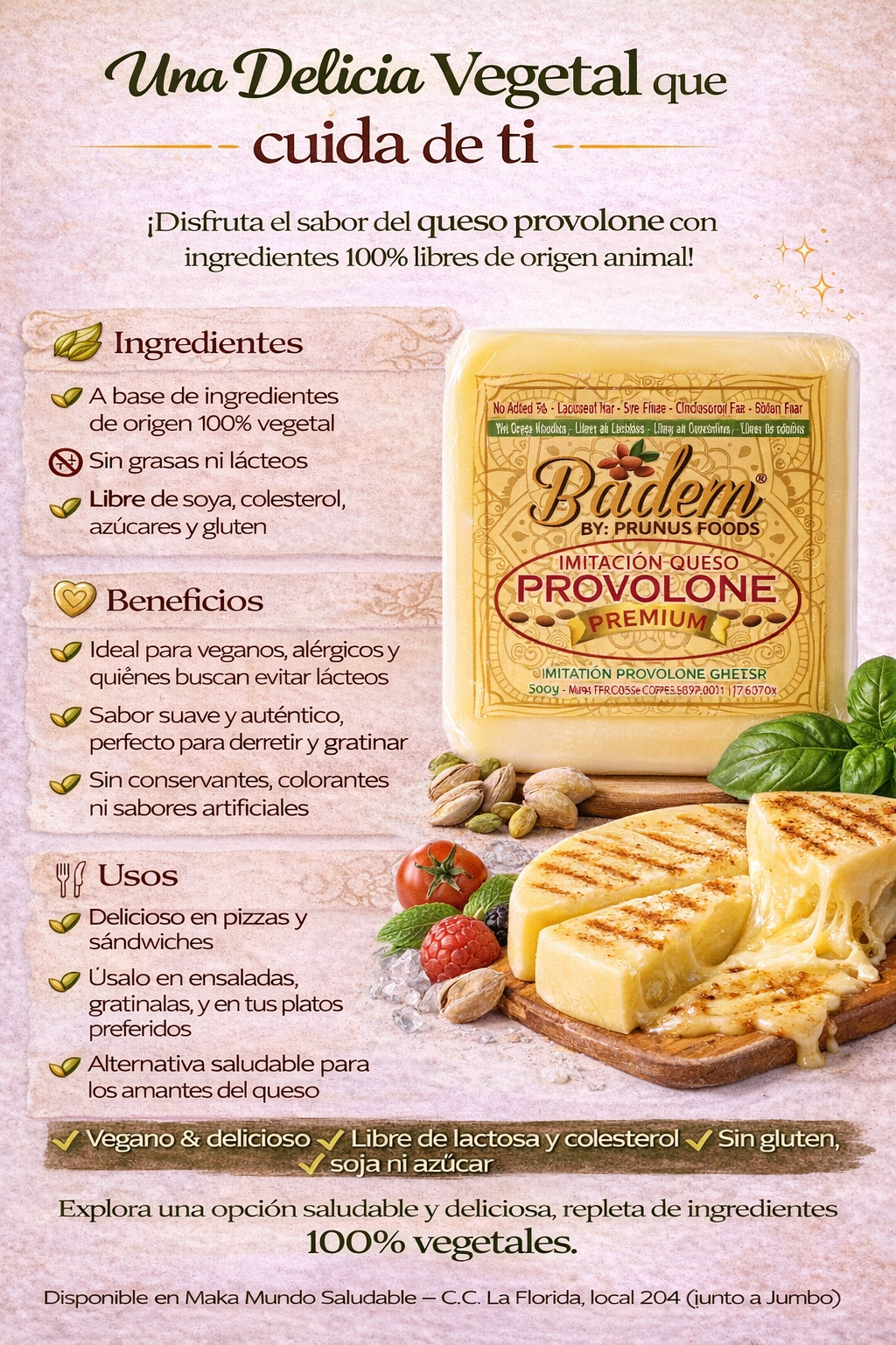 Queso Provolone - Badem x500g