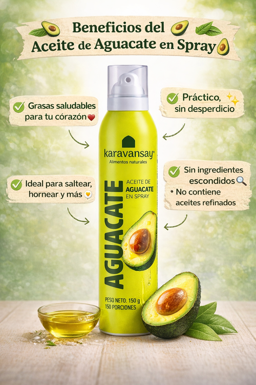 Aceite de Aguacate en Spray - Karavansay  x150g