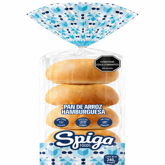 Pan Hamburguesa - Spiga Foods x4unid