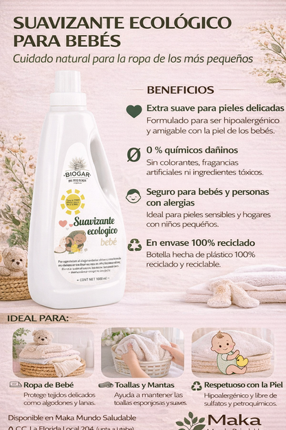 Suavizante Para Bebés - Biogar x2L