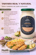 Salsa Tártara Vive Raíces - Comida Real x230g