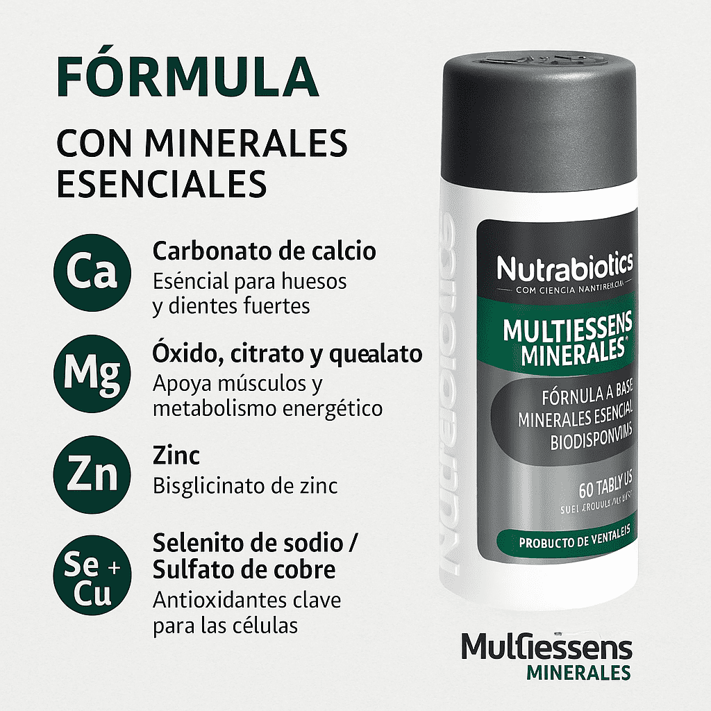 Multiessens Vitaminas  - Nutrabiotics x60caps
