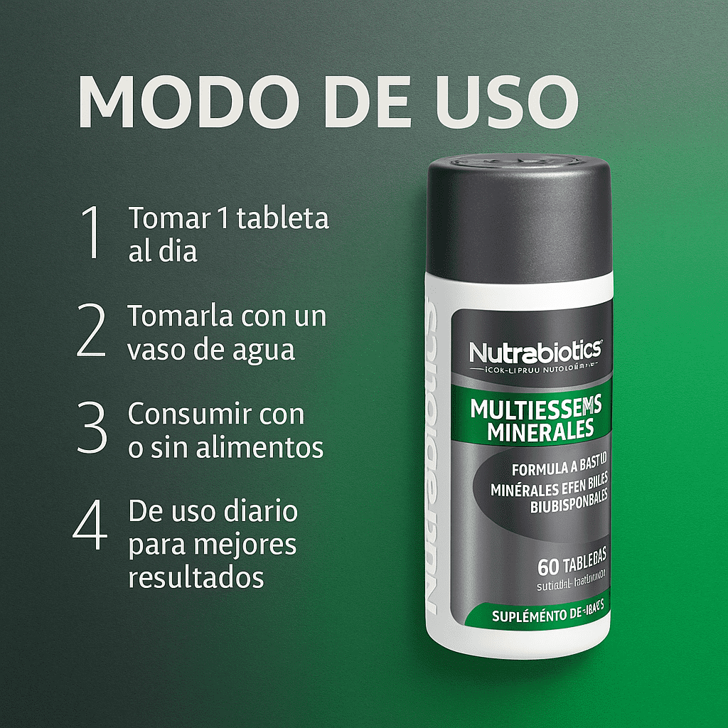 Multiessens Vitaminas  - Nutrabiotics x60caps