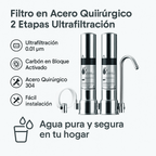 Filtro Acero Quirúrgico 2 Etapas Ultrafiltración - Purifil
