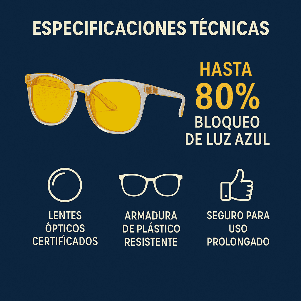 Gafas De Lente Amarillo - Maka