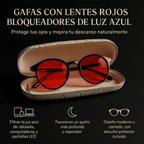 Gafas De Lente Rojo - Maka