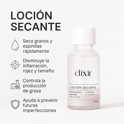 Loción Secante [Tratamiento Antiacné] - Elixir x30ml