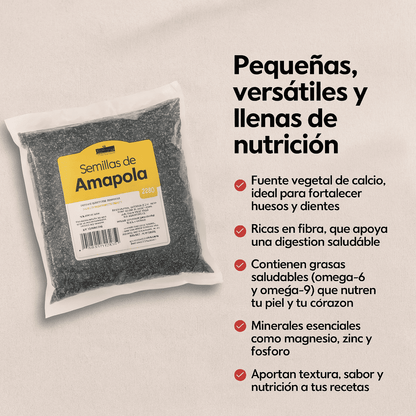 Semillas De Amapola - Prodelagro x250g