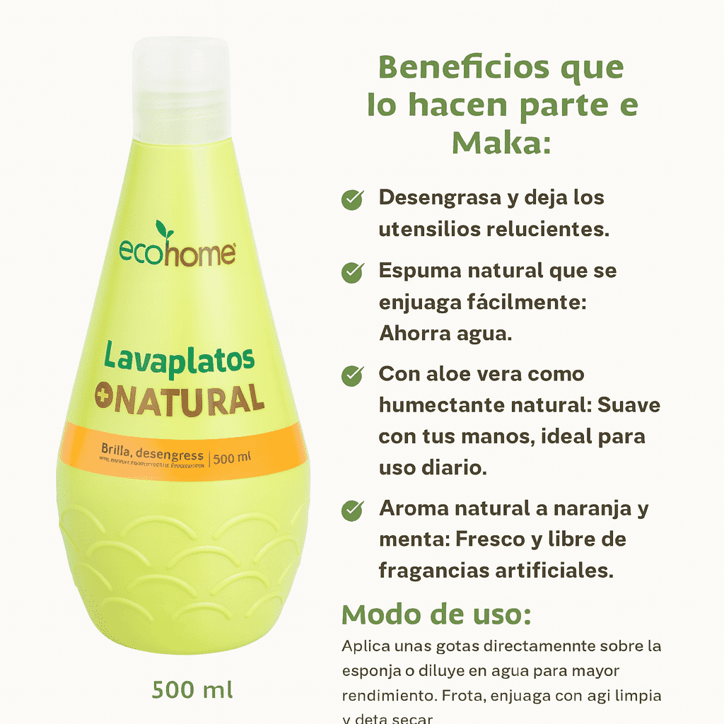 Lavaloza Líquido - Ecohome x500ml