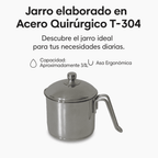 JARRO JUNO EN ACERO QUIRURGICO PURIFIL