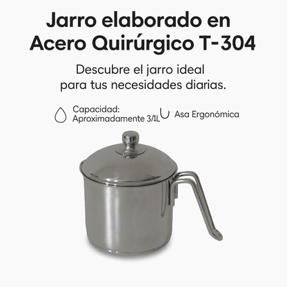 JARRO JUNO EN ACERO QUIRURGICO PURIFIL