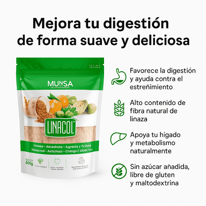 Fibra- Linacol Munsa x500g