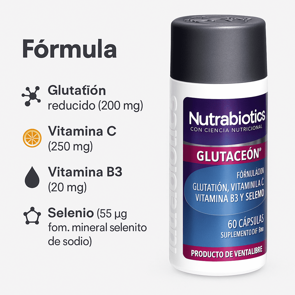 Glutaceon - Nutrabiotics x60caps