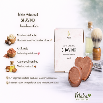 Jabón Shaving Coral para Depilar - Oiris x95g