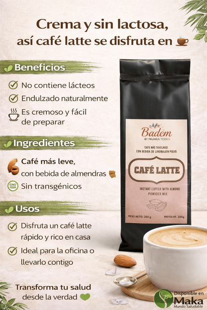 Café Latte - Badem x300g