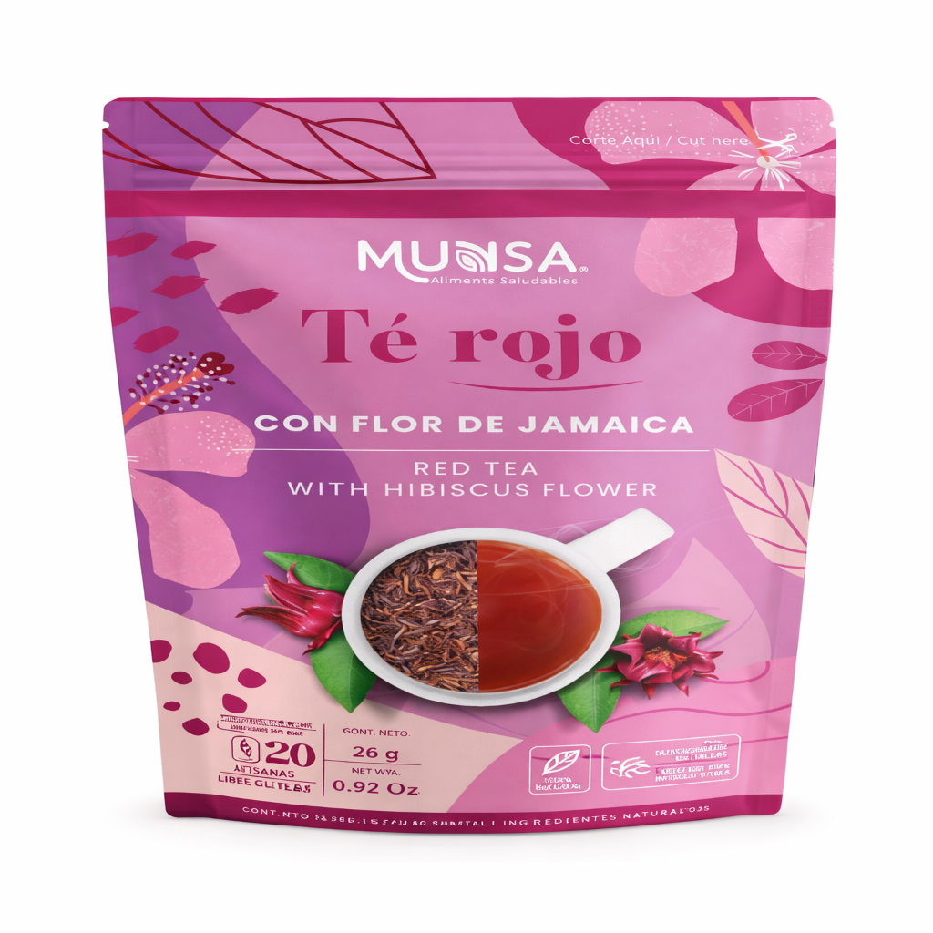 Té Rojo con Flor de Jamaica - Munsa x26g